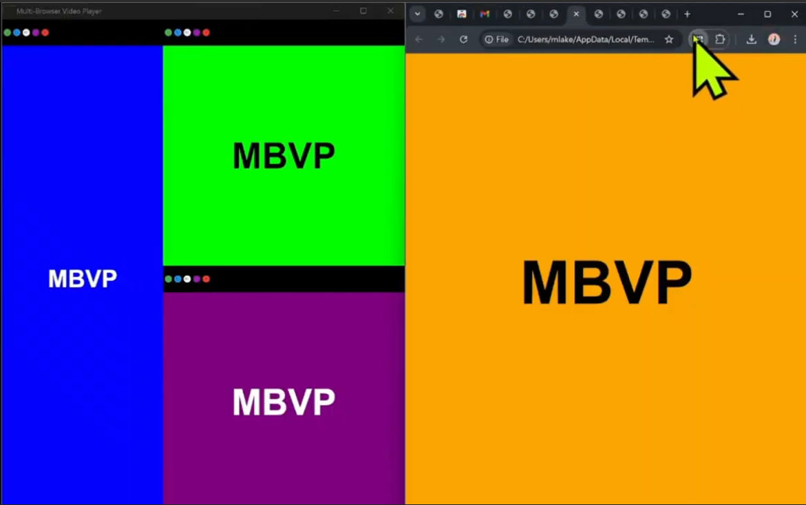 Pemain Video Multi-Browser media 1