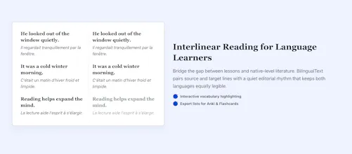 BilingualText gallery image