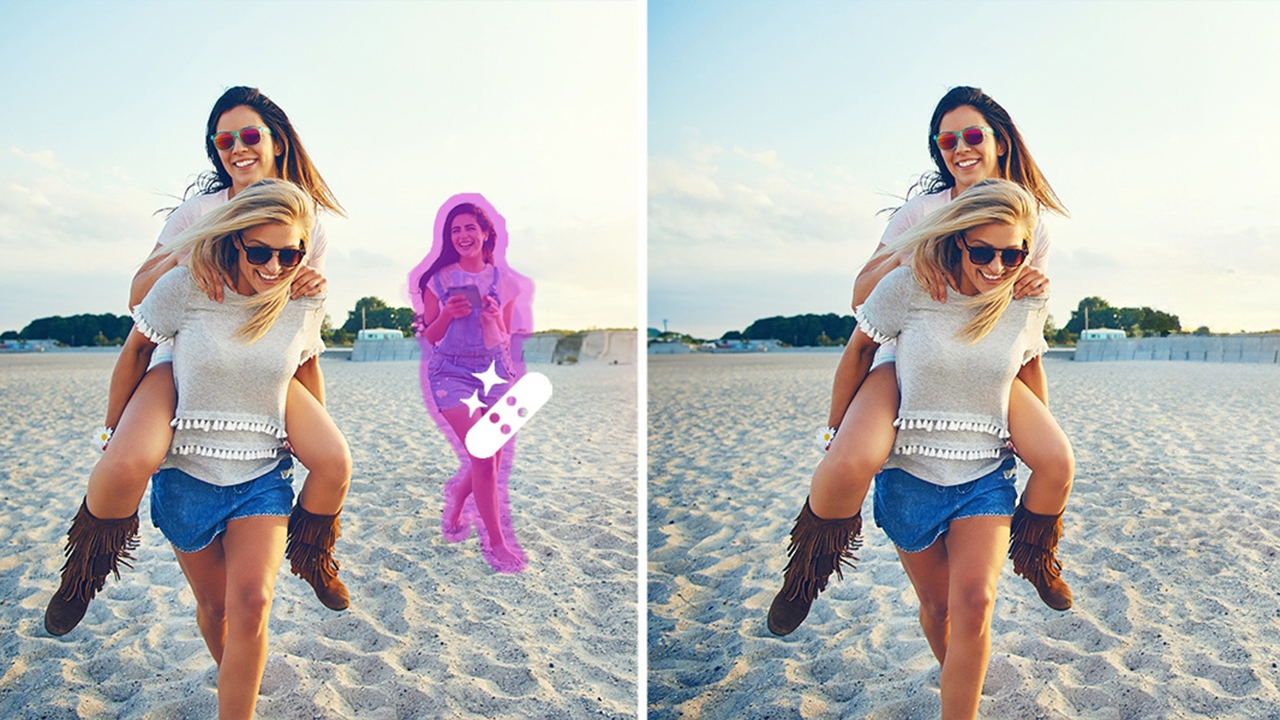 Erase objects from images inside Figma gallery image