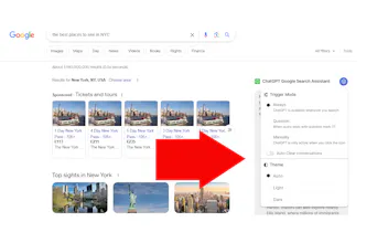 ChatGPT Google Search Assistant gallery image