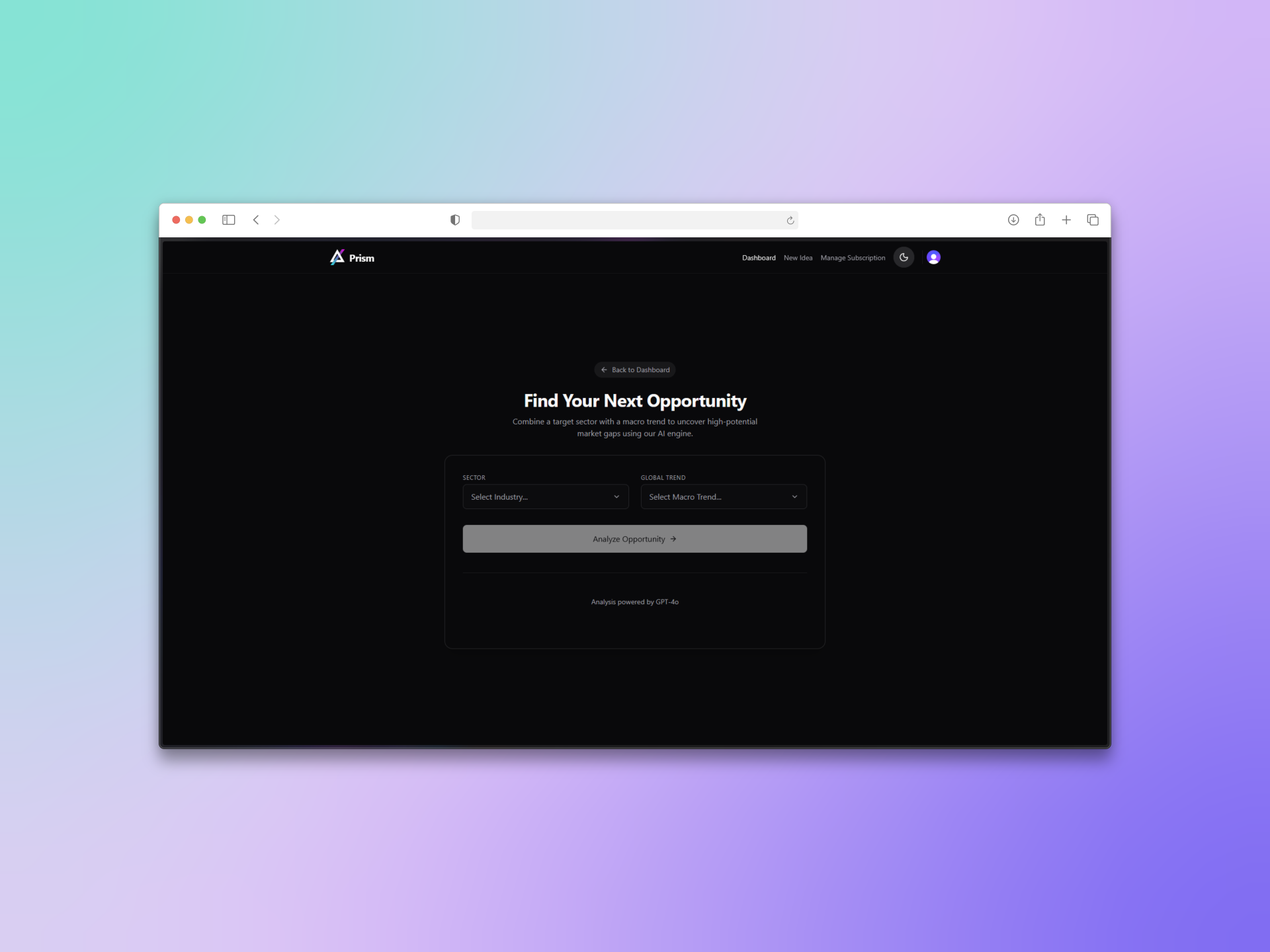 Prism - Screenshot 2 showing product features and functionality