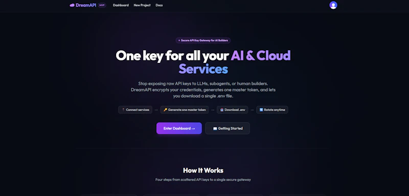 DreamAPI screenshot 2