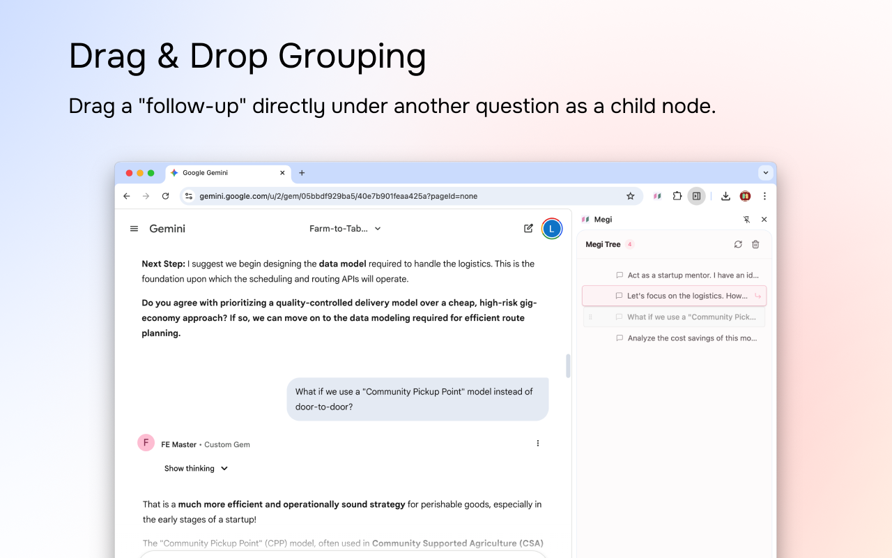 Megi - Screenshot 2 showing product features and functionality
