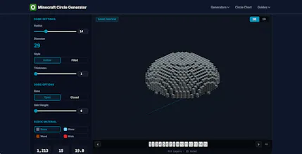 Minecraft Circle Generator gallery image