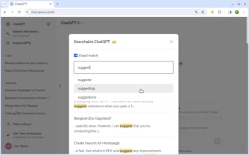 Searchable ChatGPT gallery image