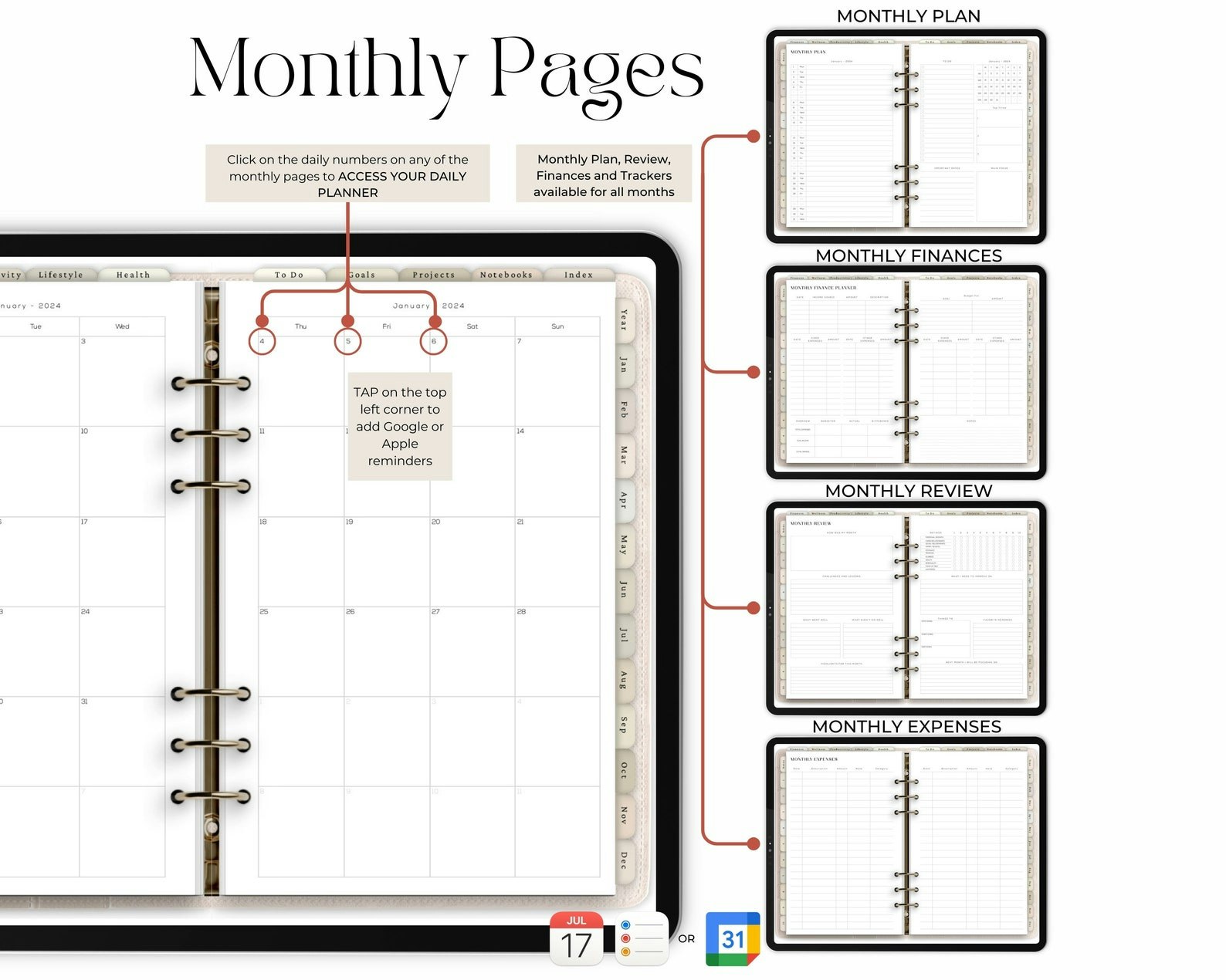 Ultimate Digital Planner Powerhouse - Ultimate Digital Planner: จัดระเบียบวางแผนและบรรลุเป้าหมายของคุณ media 9