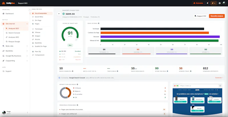 GoMySeo screenshot 2