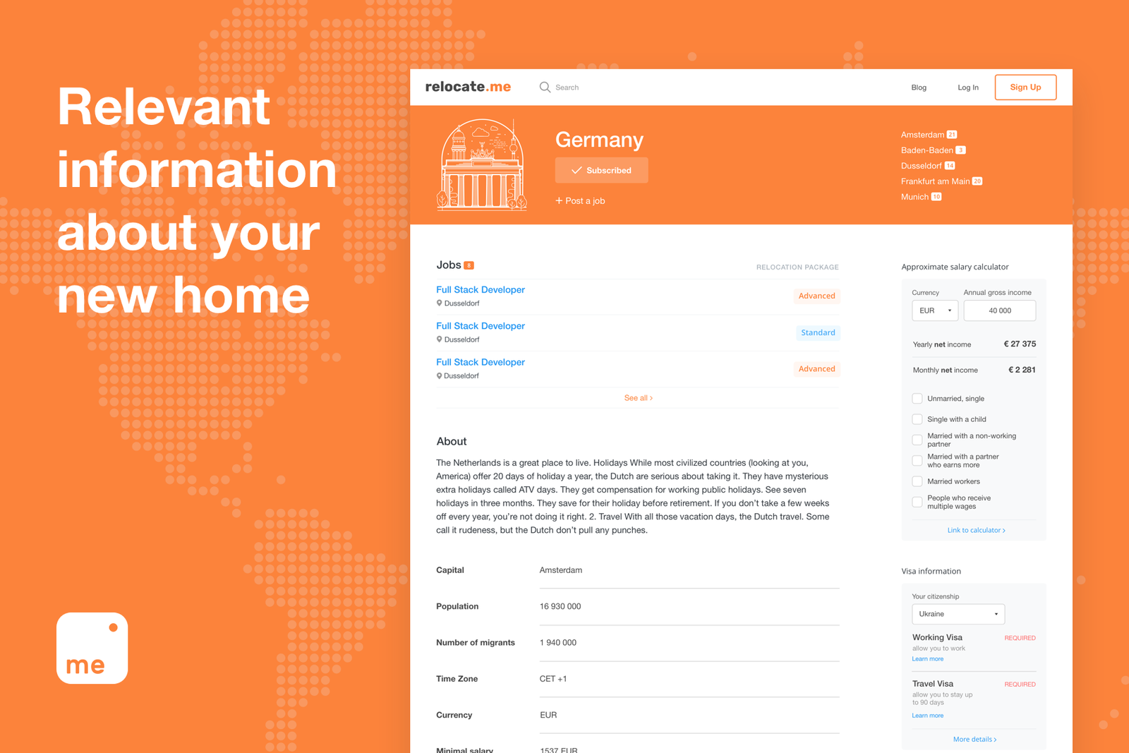 Relocate Relocation for a tech job without a hitch