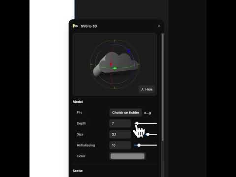 SVG to 3D - Framer Plugin gallery image