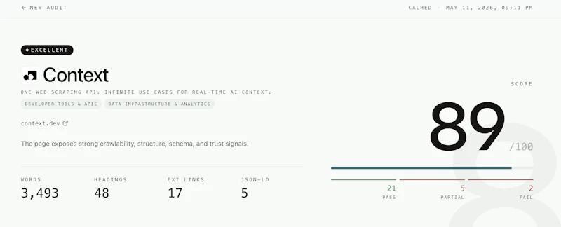 Free AI SEO Auditor screenshot 3