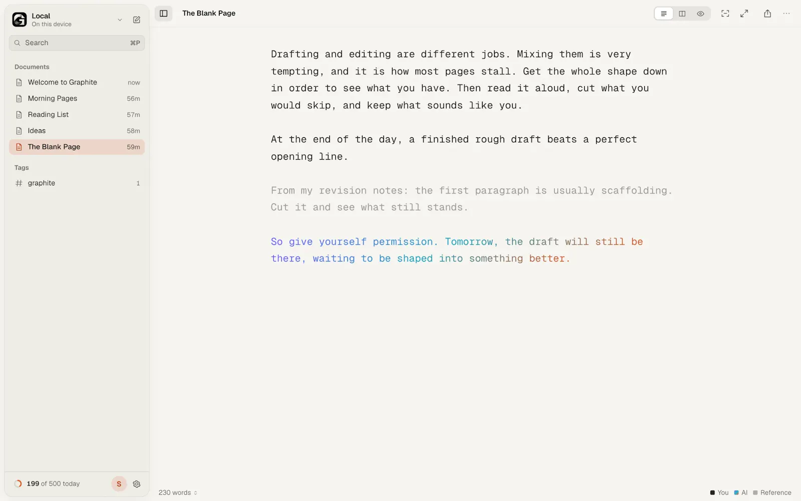 Graphite screenshot 4