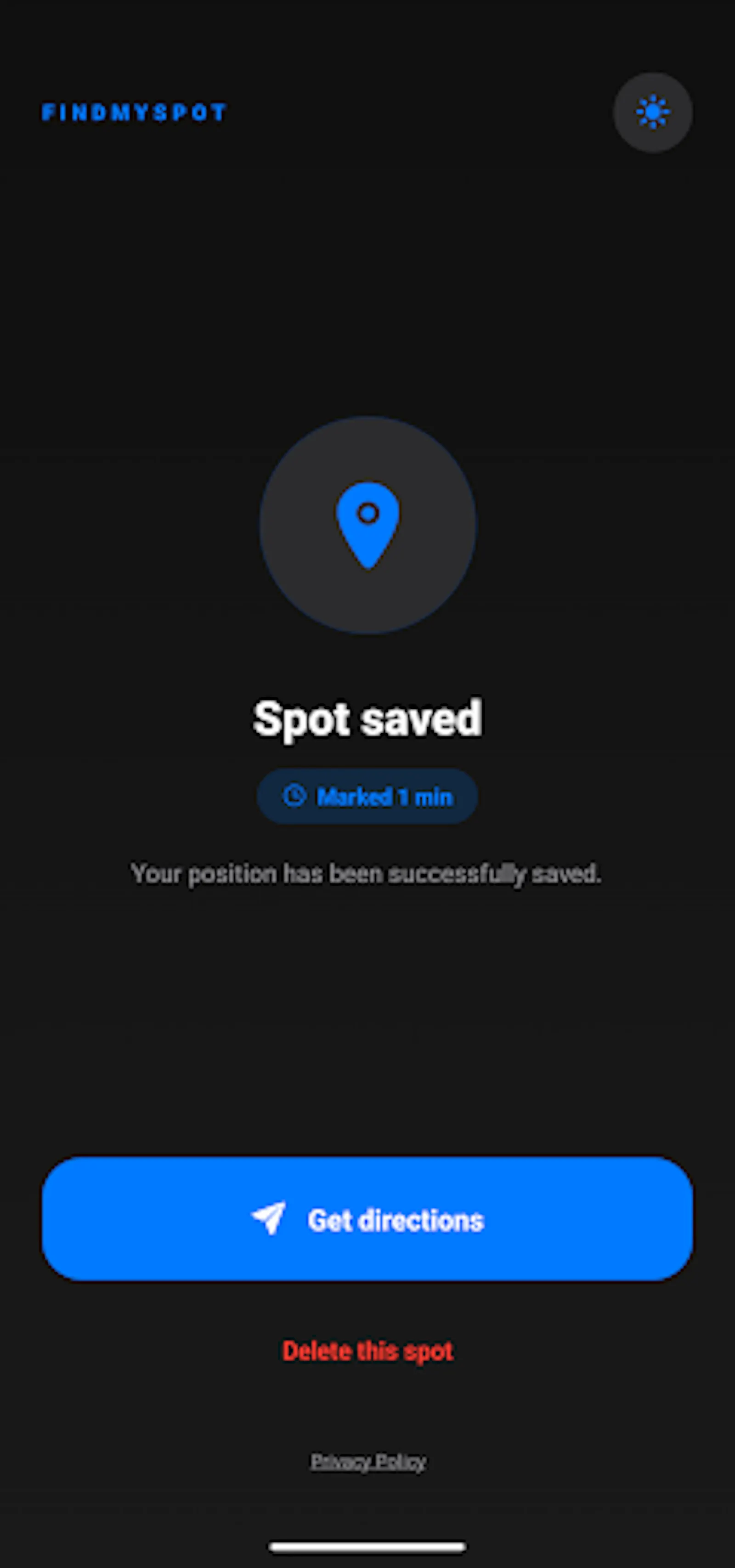 FindMySpot screenshot 4