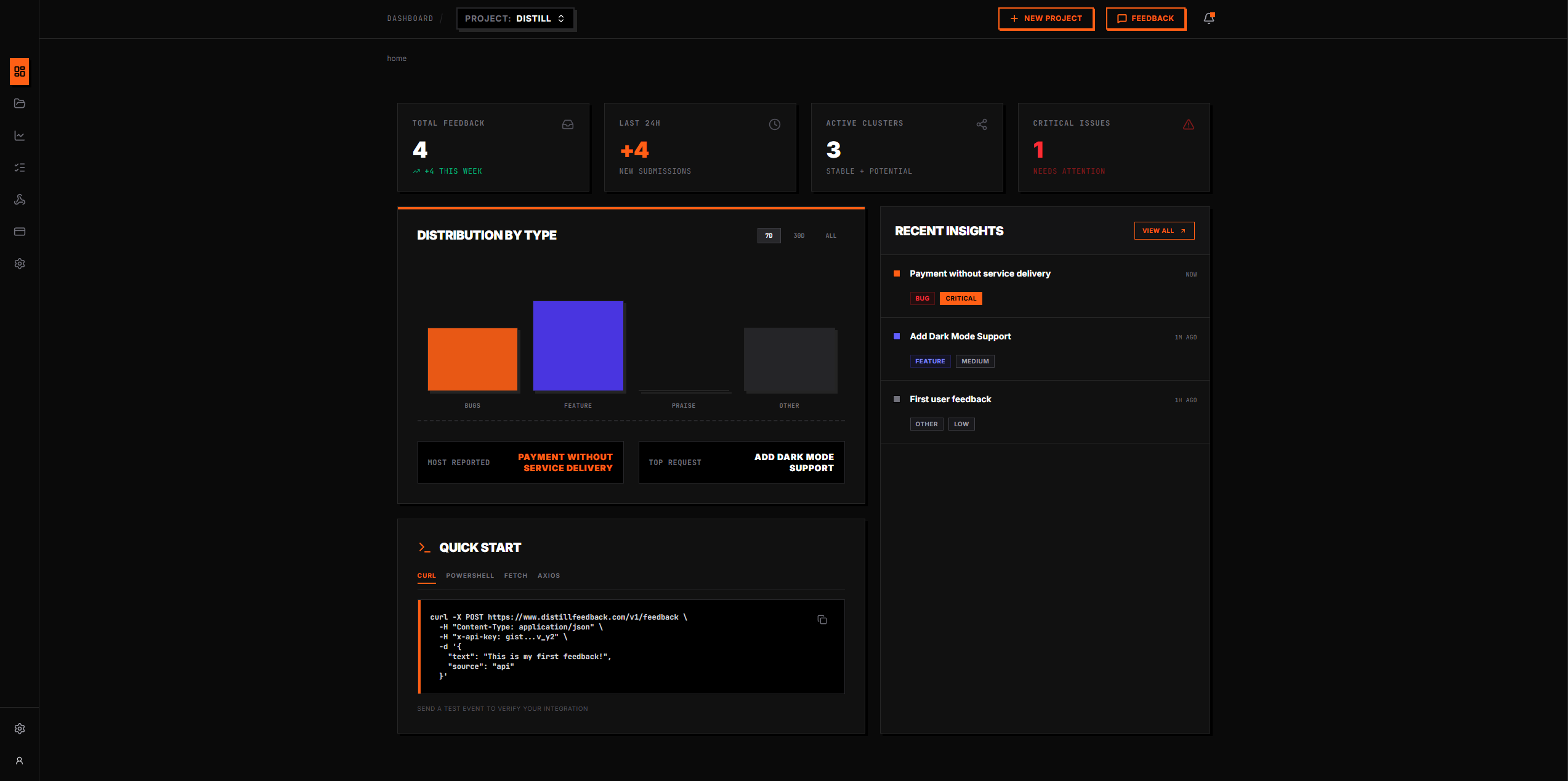 Distill - Screenshot 2 showing product features and functionality