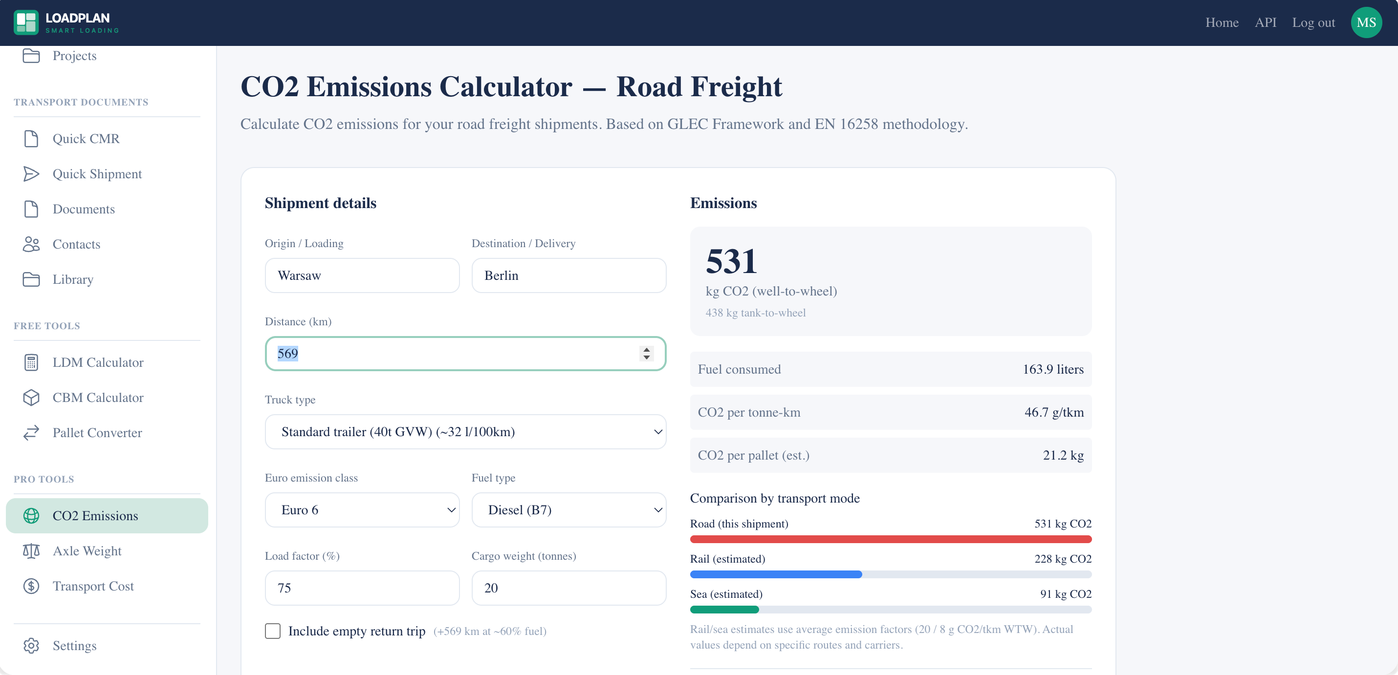 LoadPlan gallery image