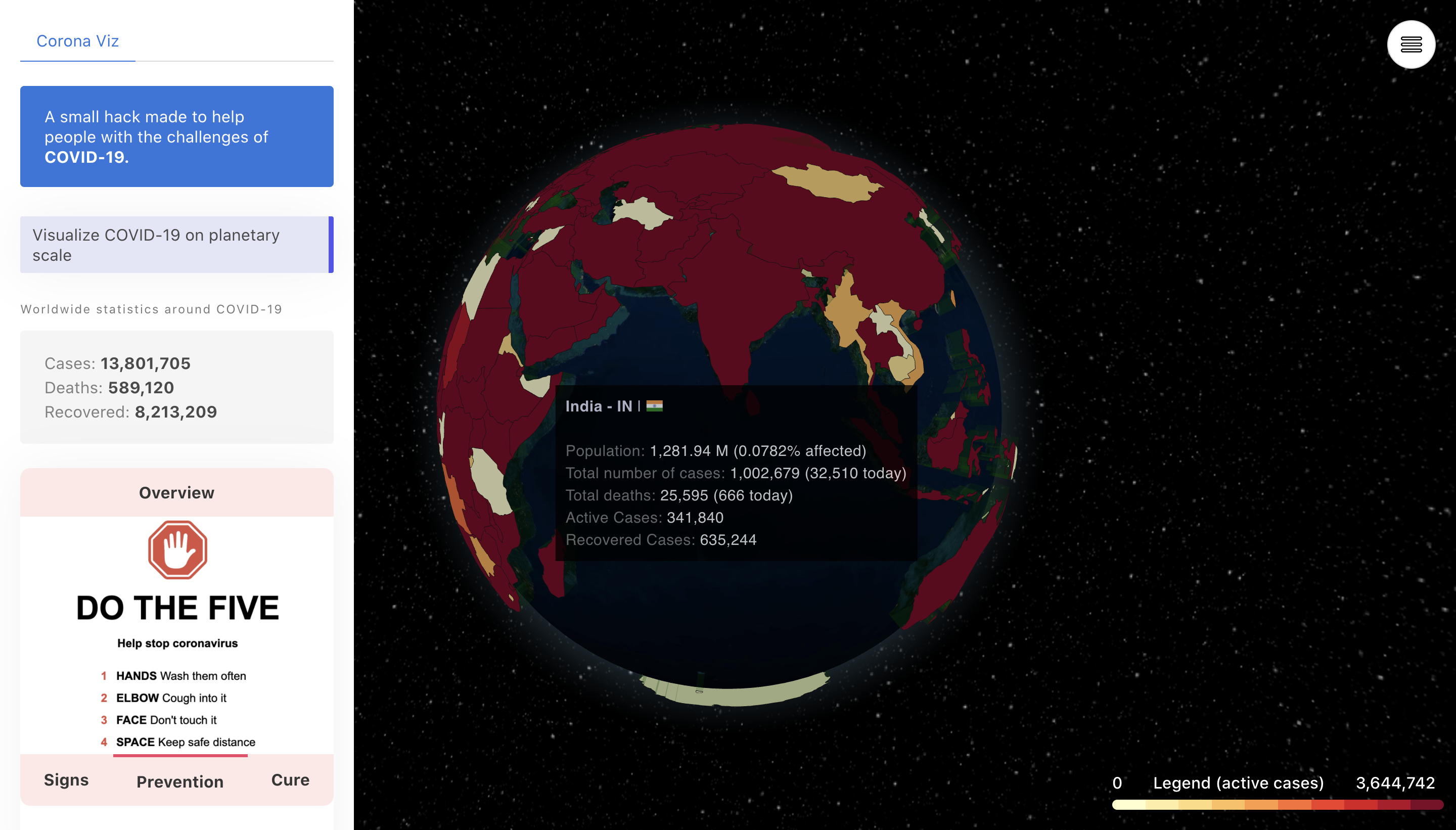 CoronaViz gallery image