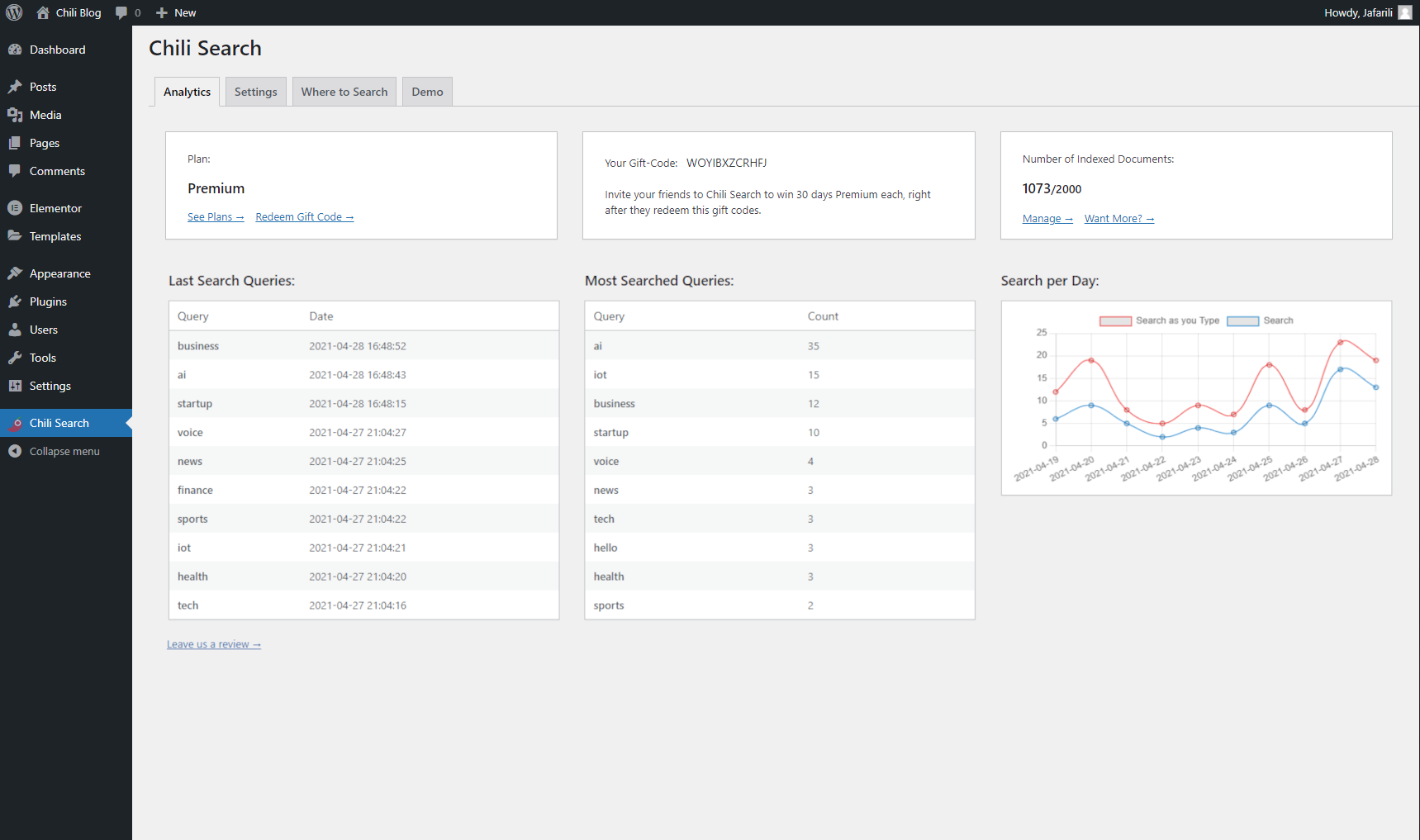 Chili Search gallery image