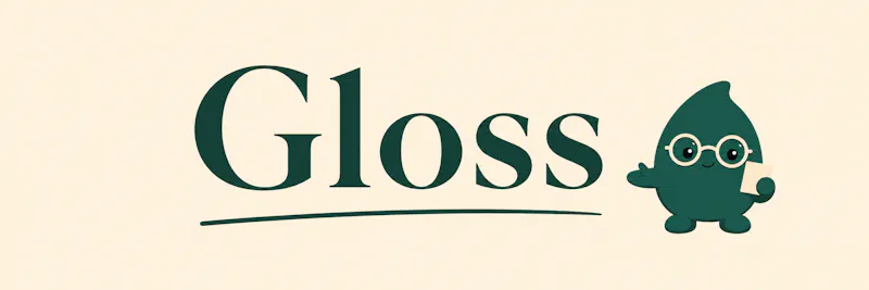 Gloss screenshot 2