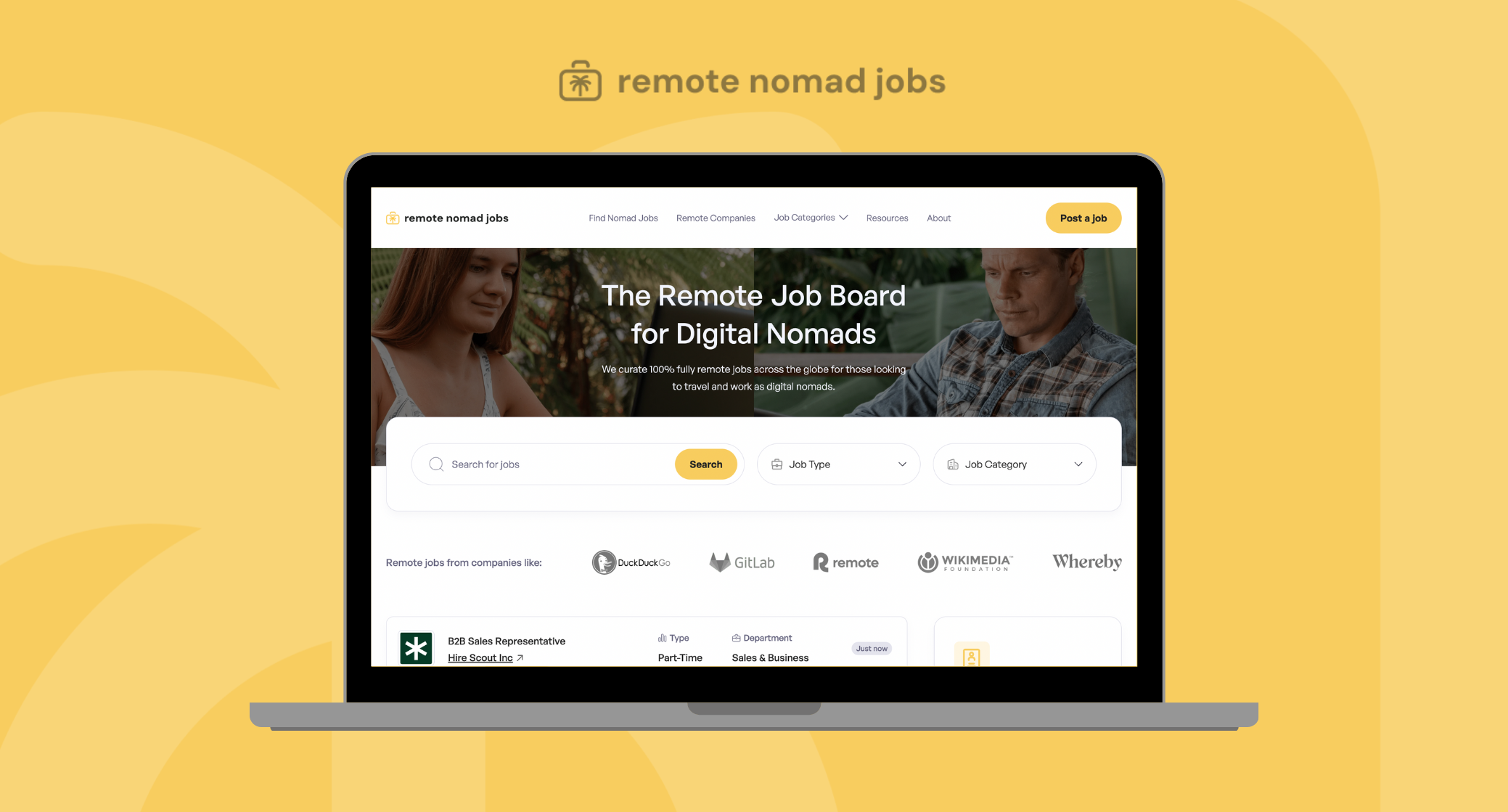 startuptile Remote Nomad Jobs-100% remote jobs for digital nomads