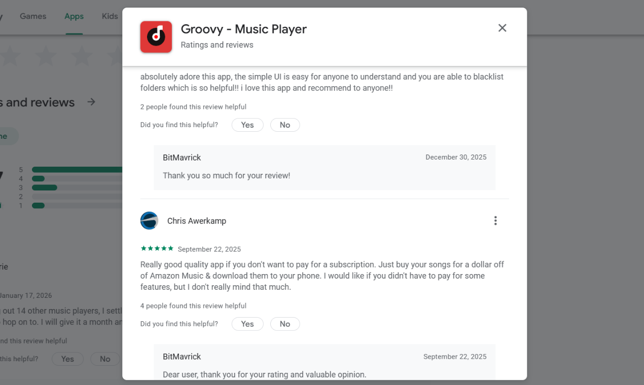 Groovy - Music Player gallery image
