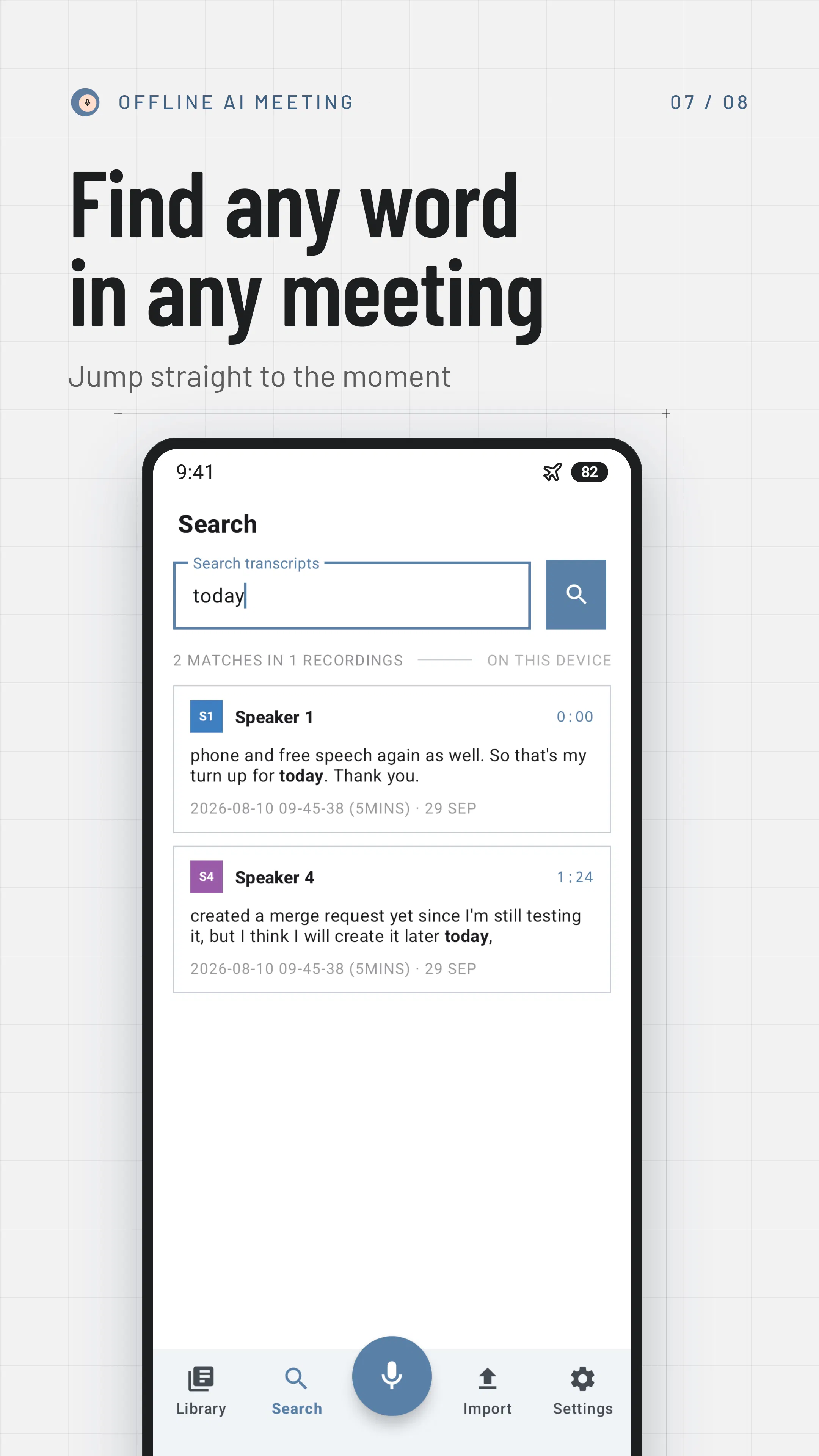 Offline AI Meeting: Note Taker gallery image