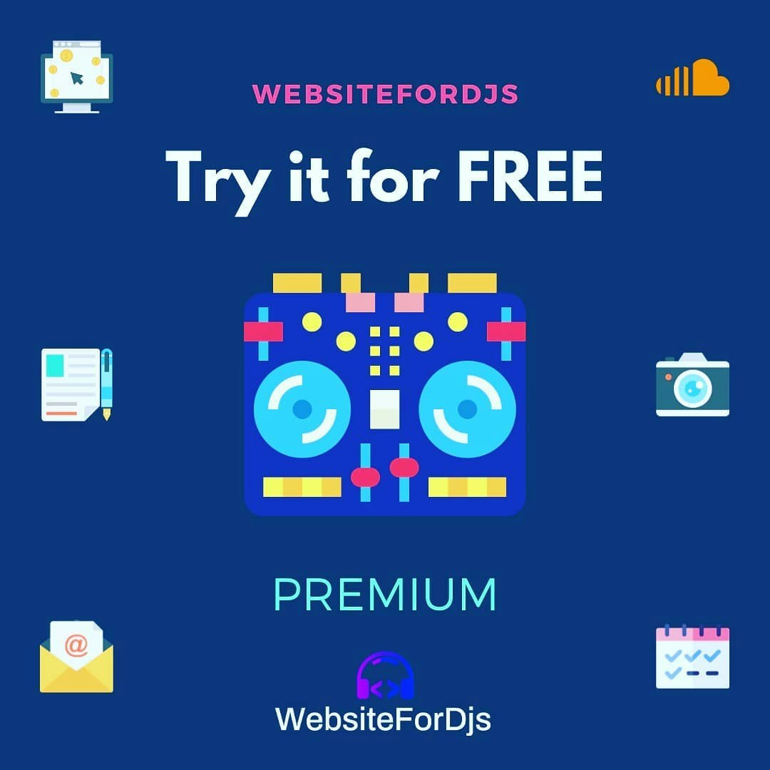 网站efordjs - 建立一个没有技术技能的专业DJ网站。媒体2