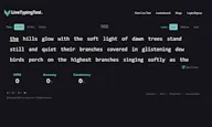 Live Typing Test