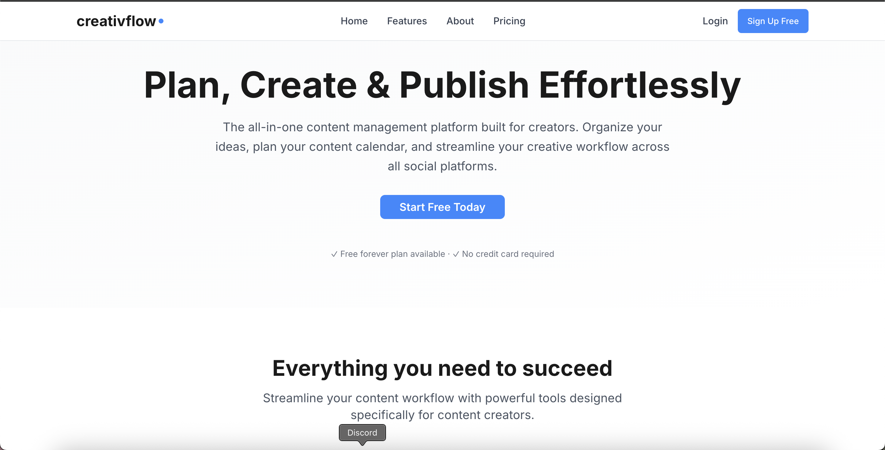 Creativflow - Планирование контента и управление для создателей медиа 2