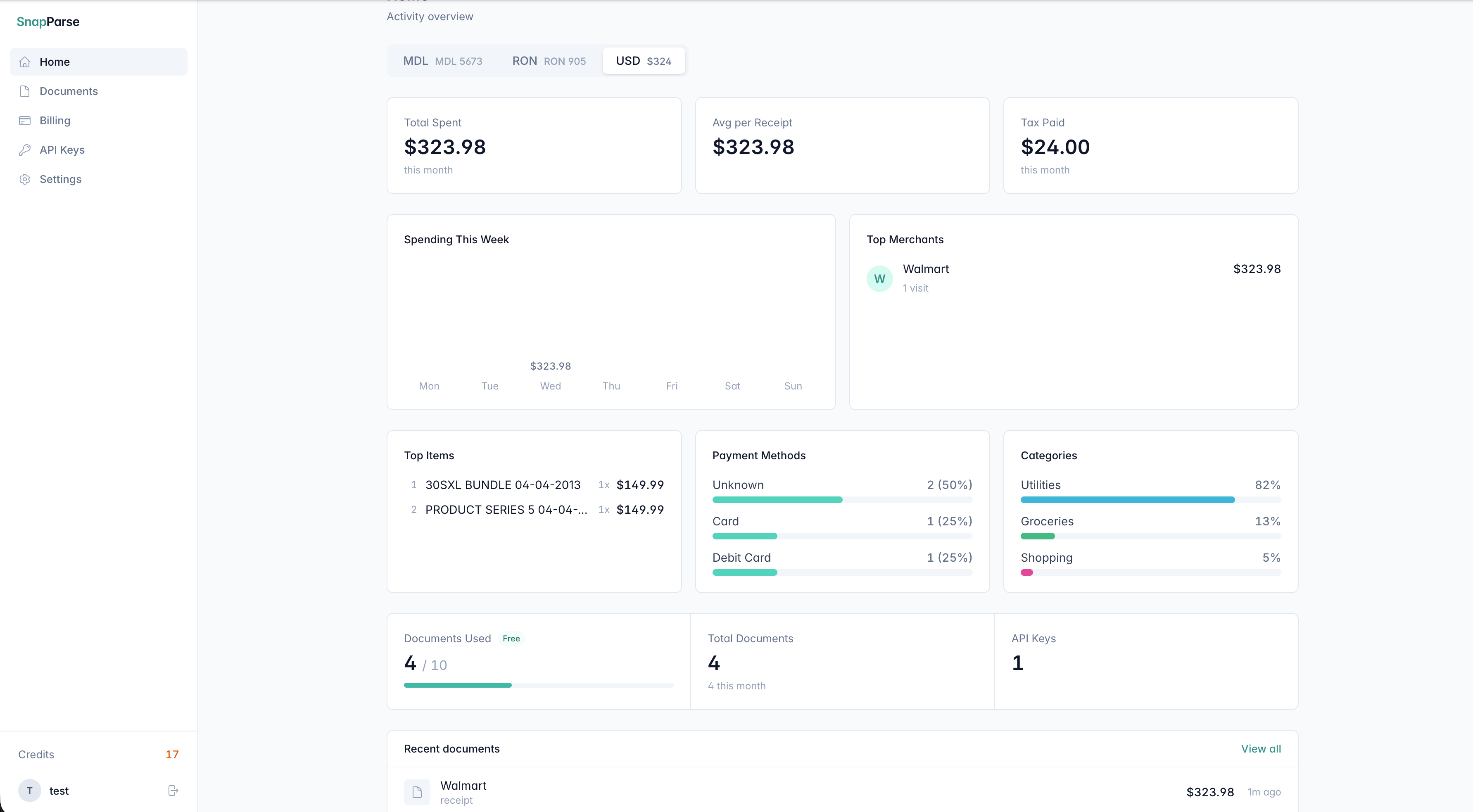 SnapParse gallery image