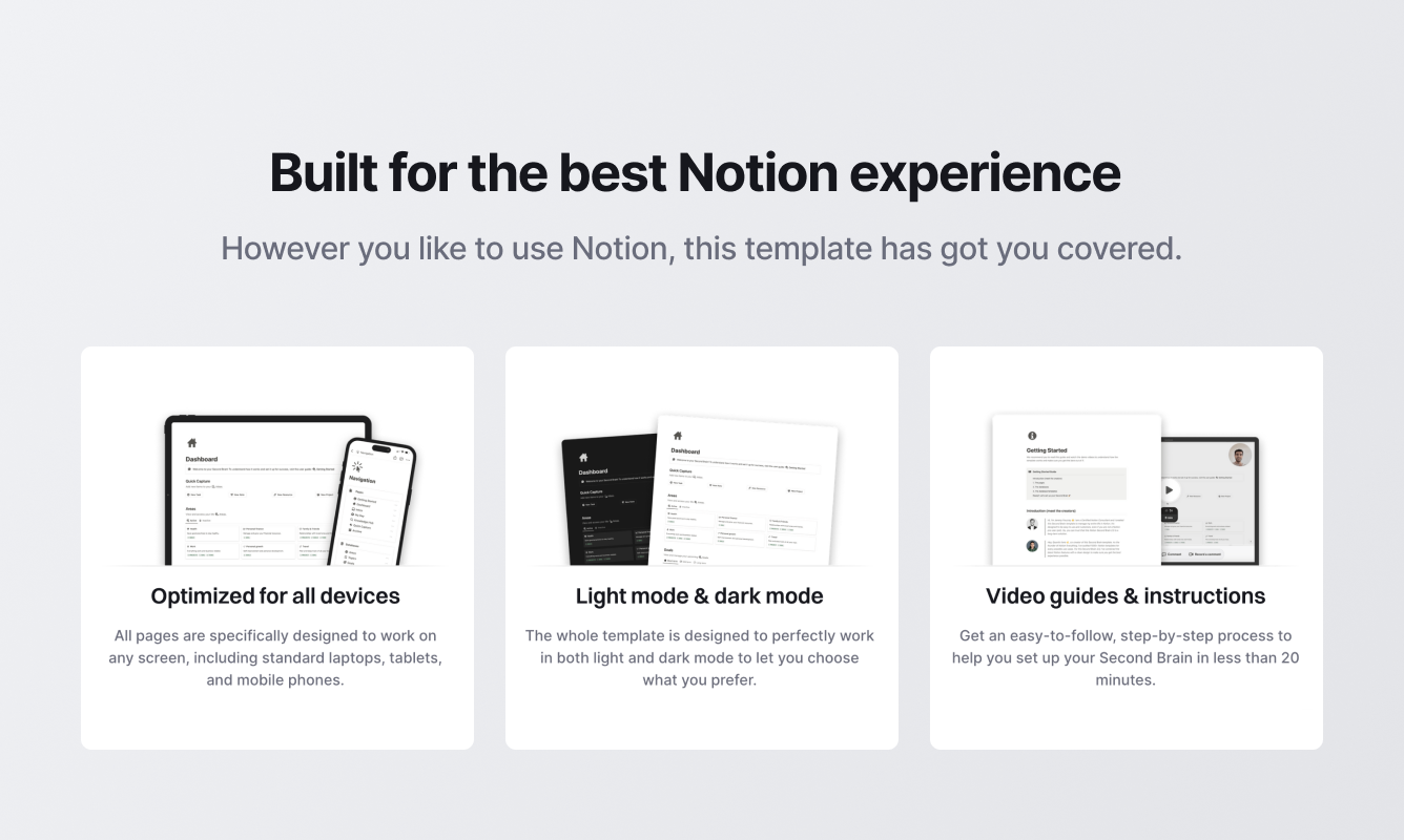 Notion Second Brain 2.0 gallery image