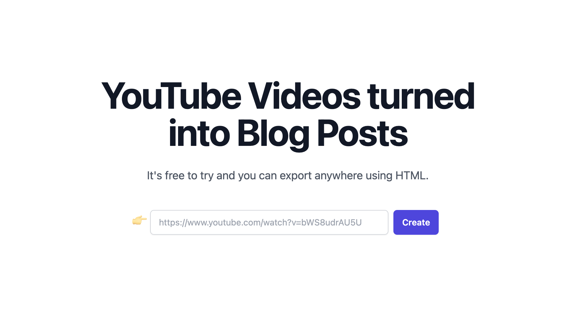 YouTube -Video zum Blog - Konvertieren Sie YouTube -Videos in Blogs Medien 2