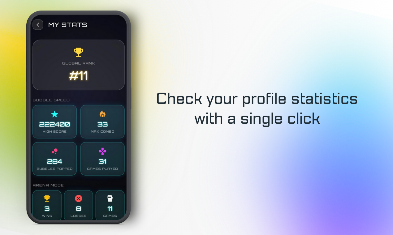 Bubble Speed: Arcade Online Game - Screenshot 5 showing product features and functionality