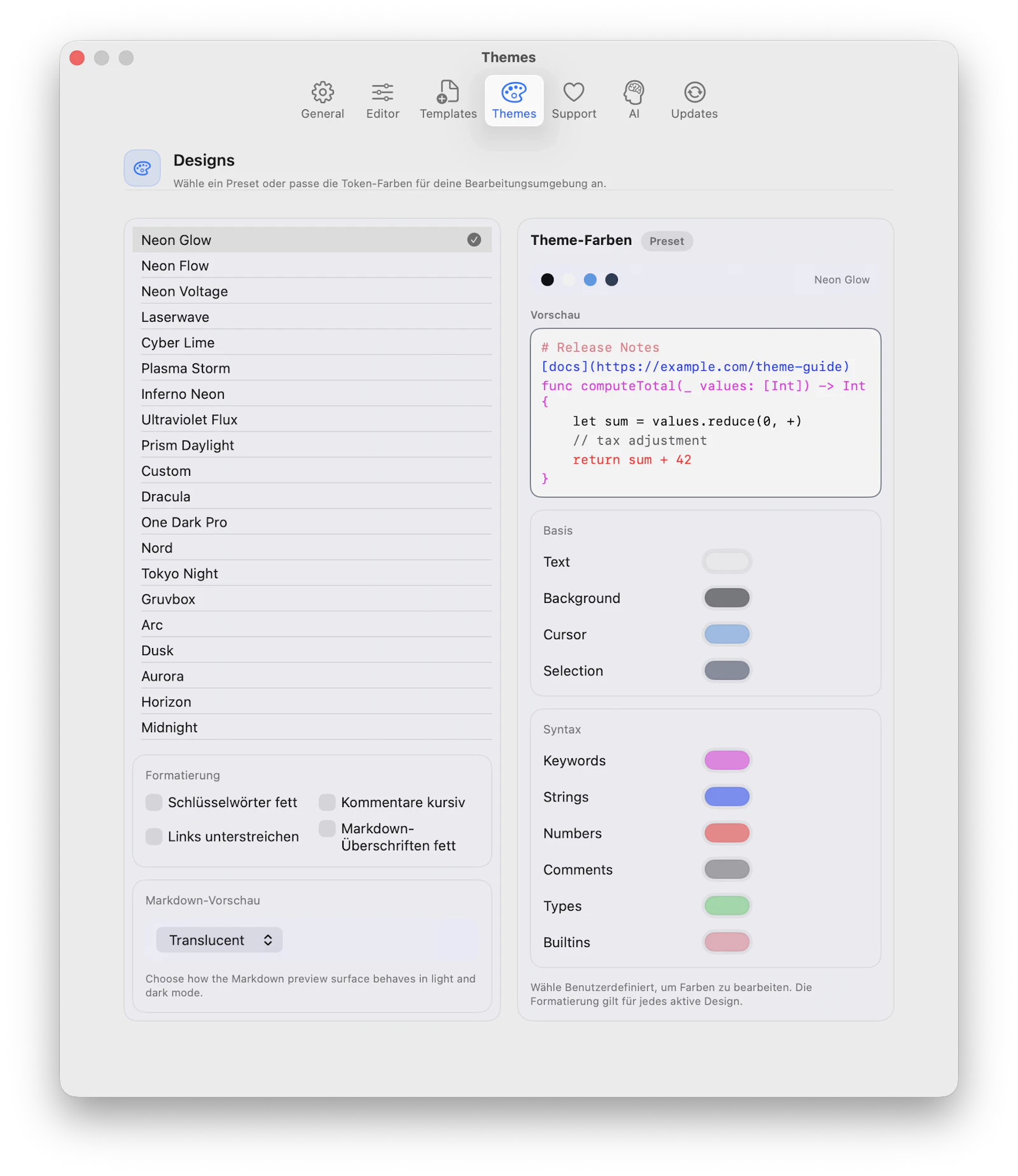 Neon Vision Editor - Major update screenshot 4