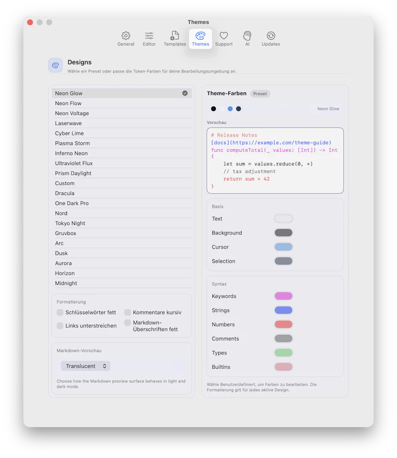 Neon Vision Editor - Major update screenshot 4