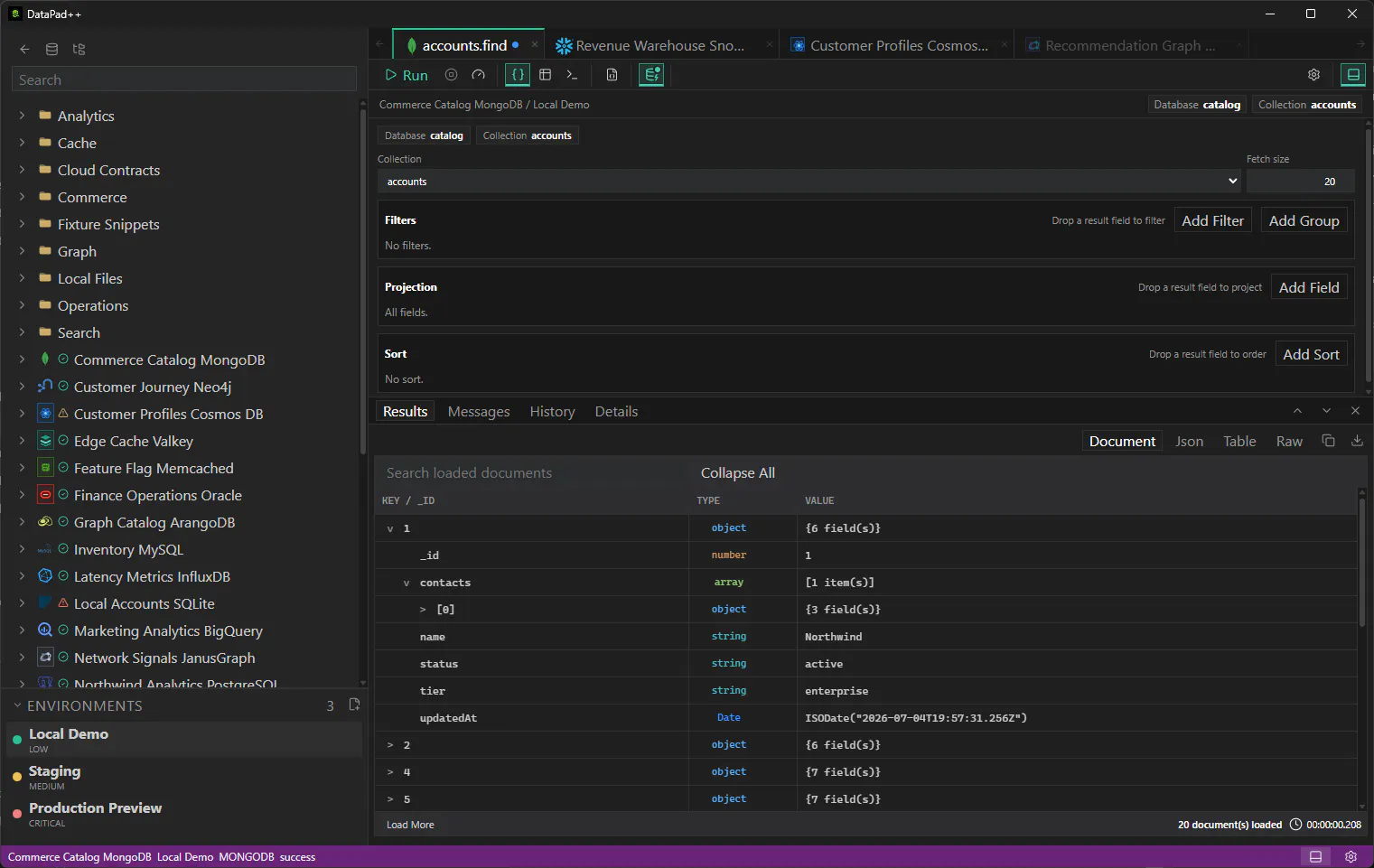 DataPad++ gallery image