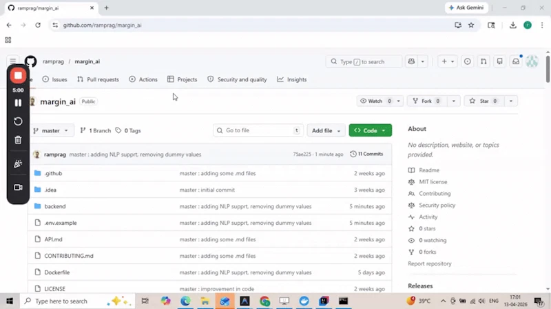 Margin Ai screenshot 1 (video preview)