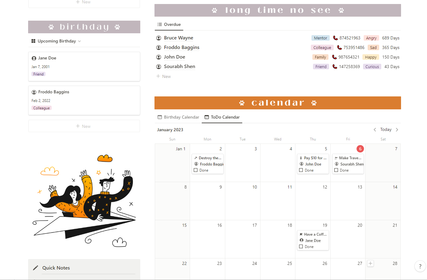 Personal CRM media 3