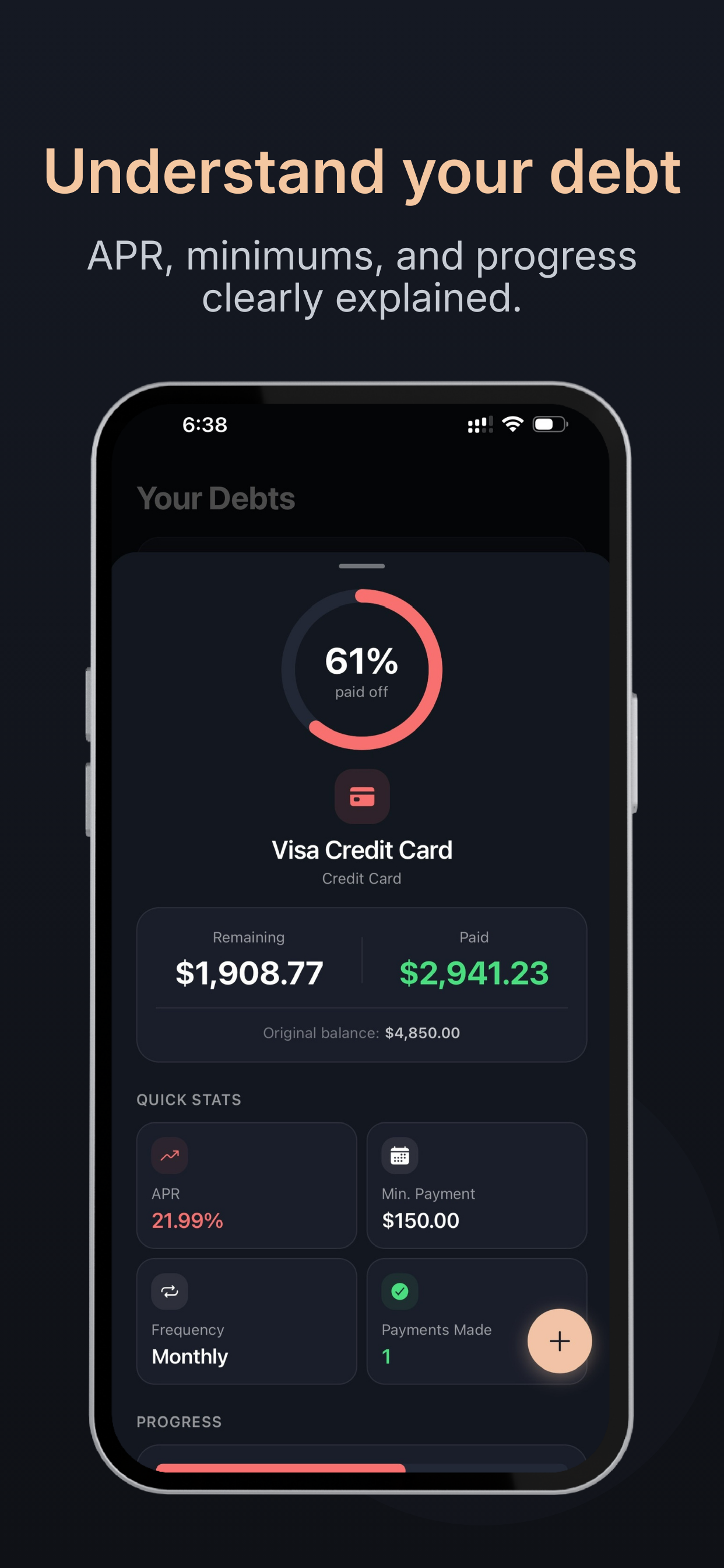 RAYN: Calm Debt Tracker gallery image