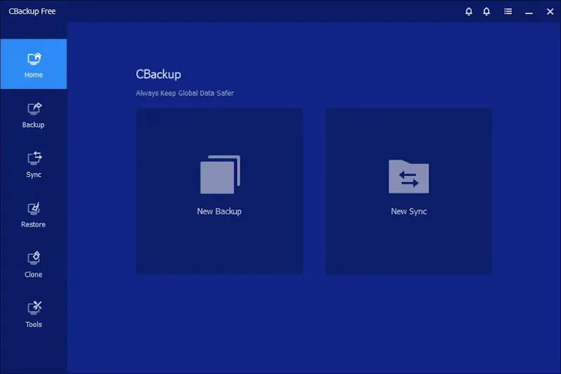 CBackup screenshot 1