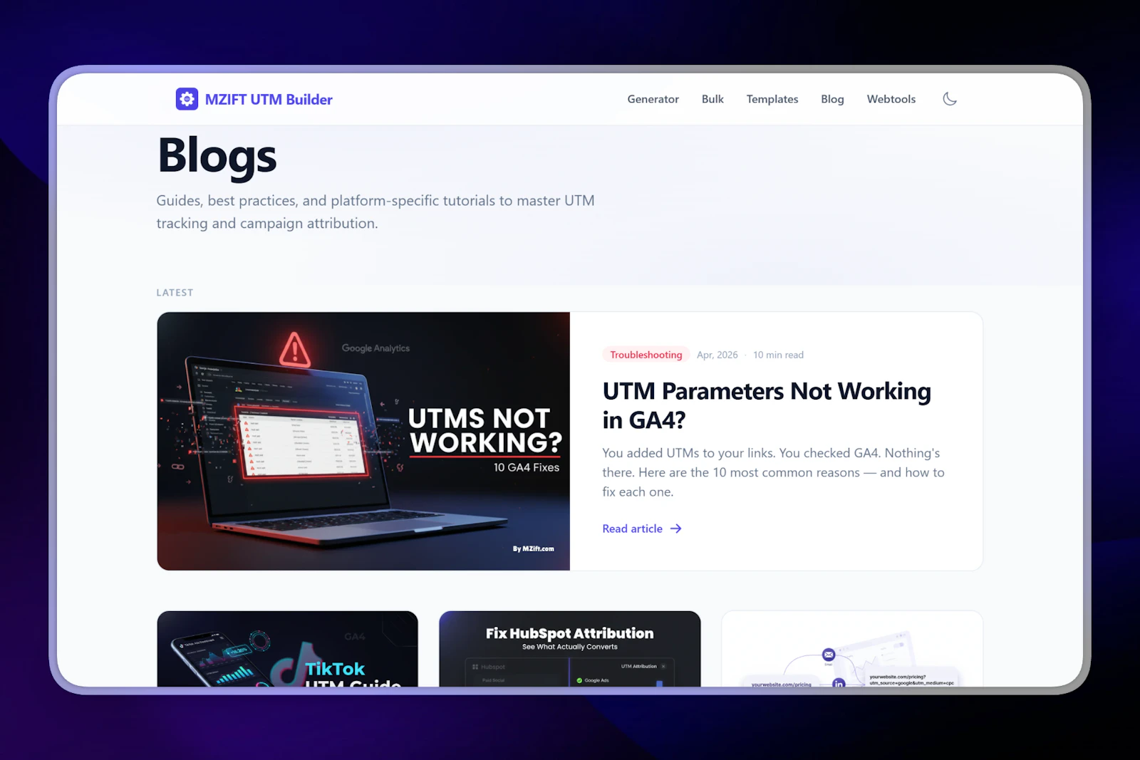 MZIFT UTM Builder screenshot 5