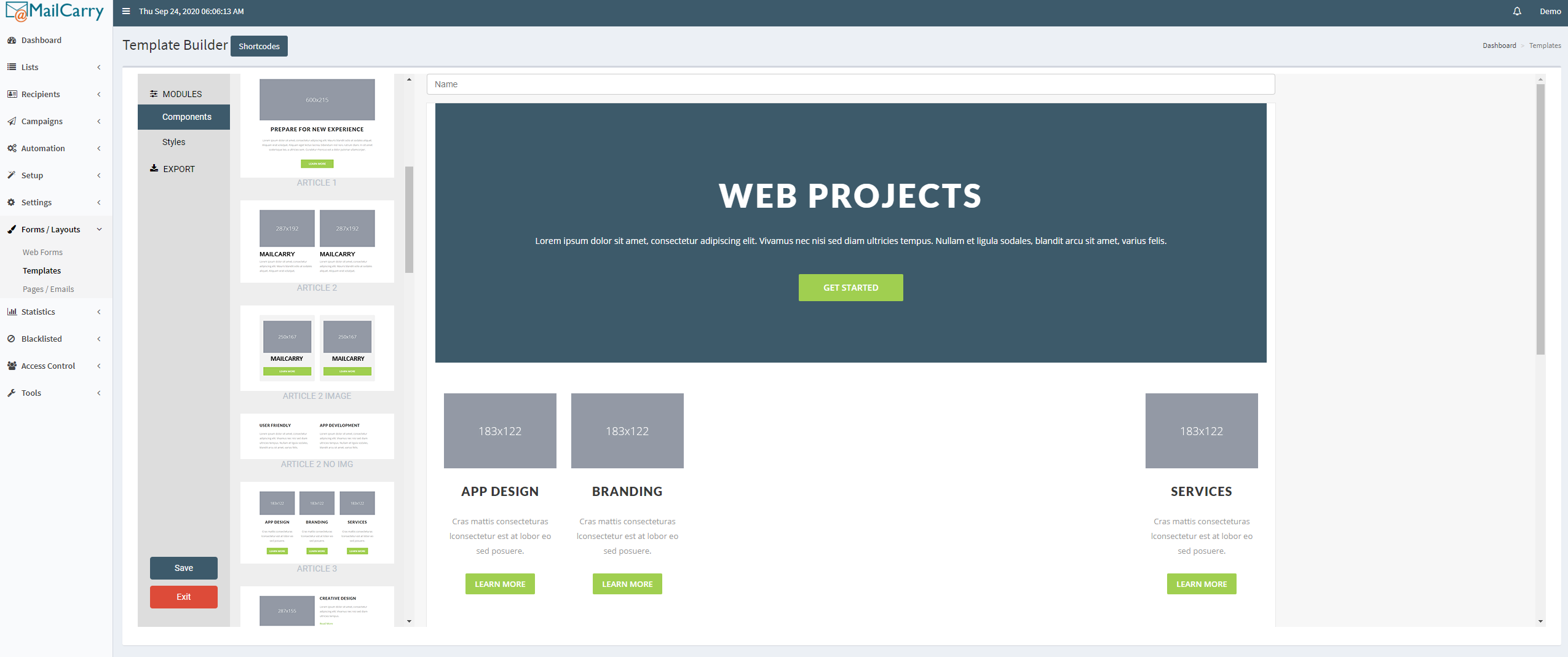 MailCarry - Email Marketing Application gallery image