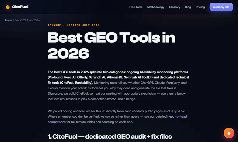 CiteFuel screenshot 3