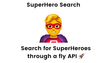 π¦ΈββοΈ Superhero Search API gallery image