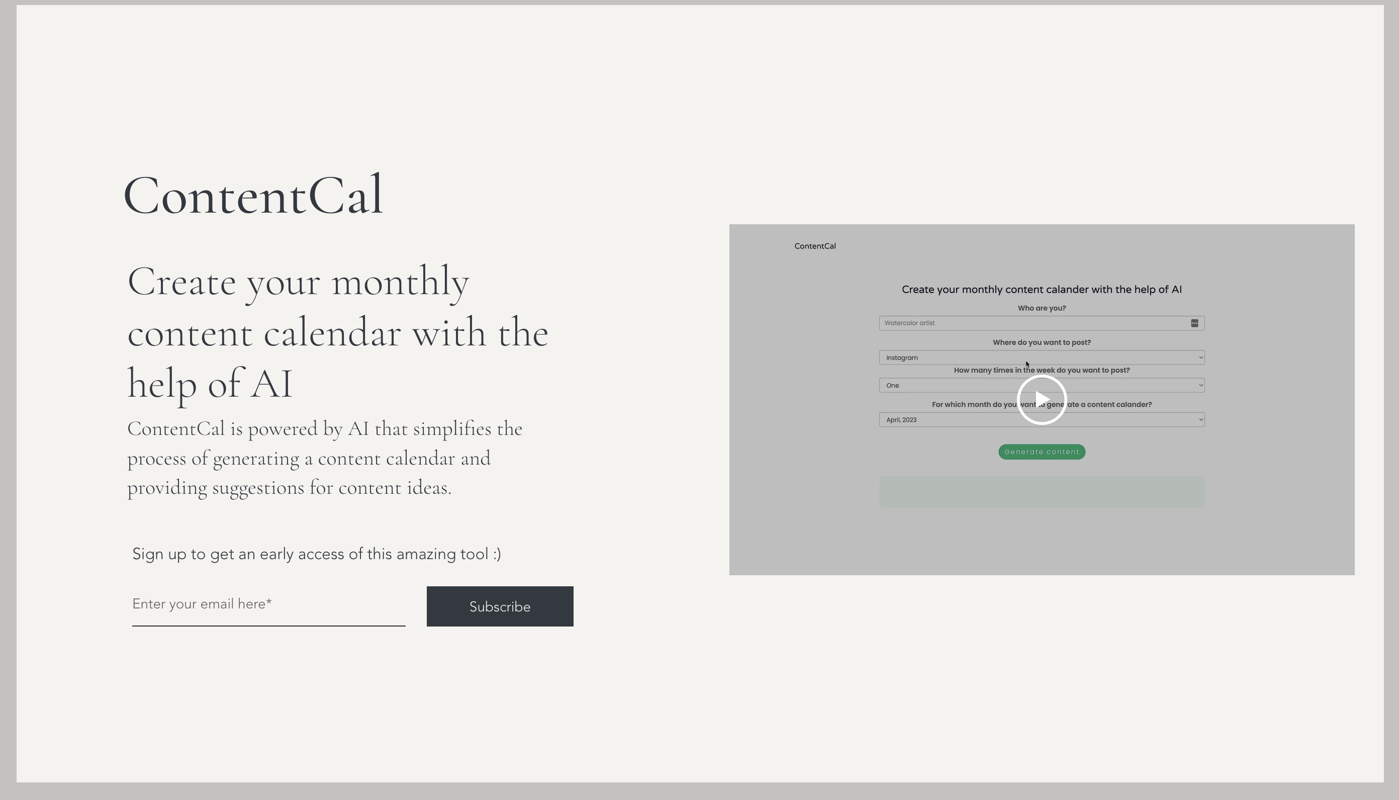 ContentCal media 2