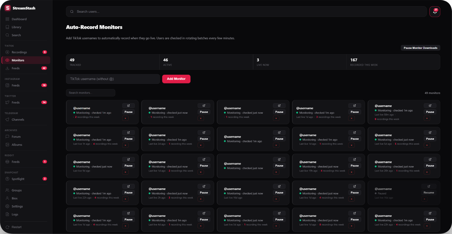 StreamStash gallery image