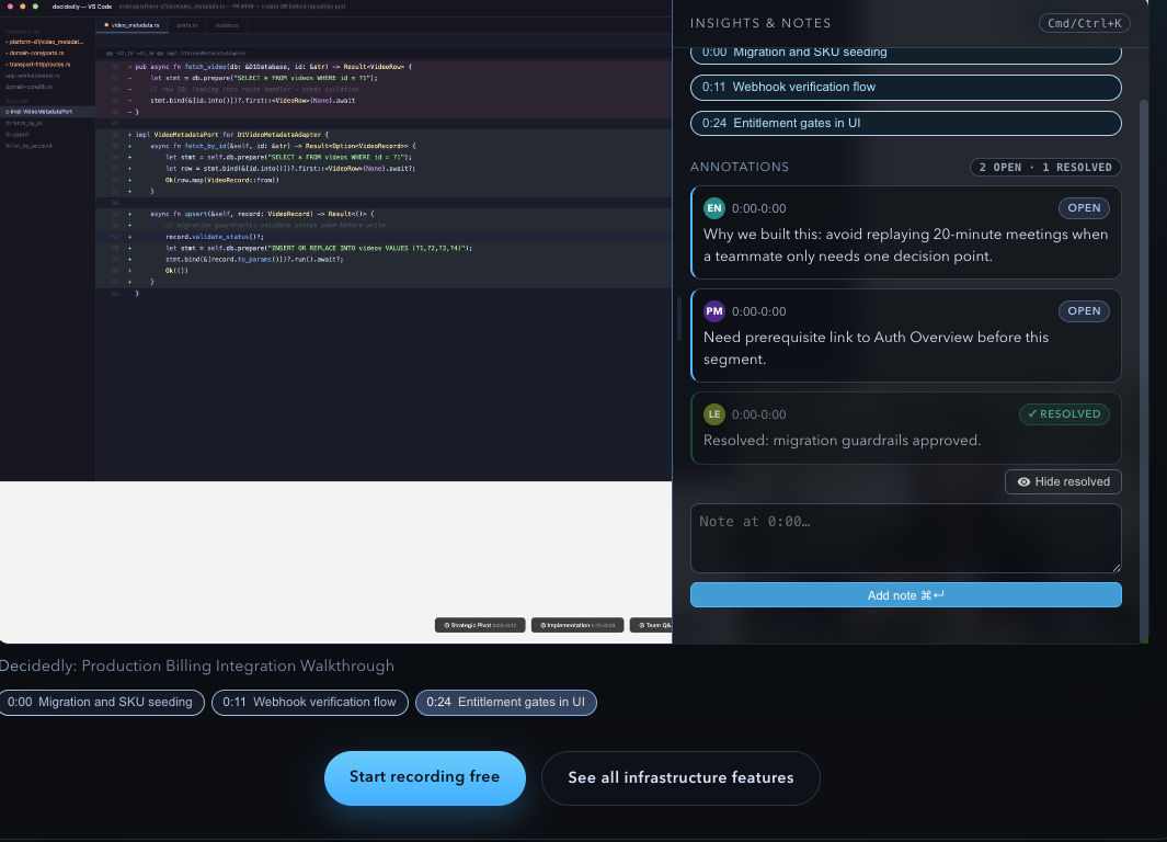 Decidedly - Screenshot 2 showing product features and functionality