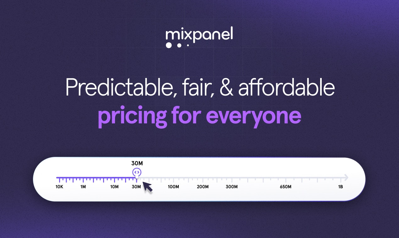 Giá cả trong suốt của Mixpanel