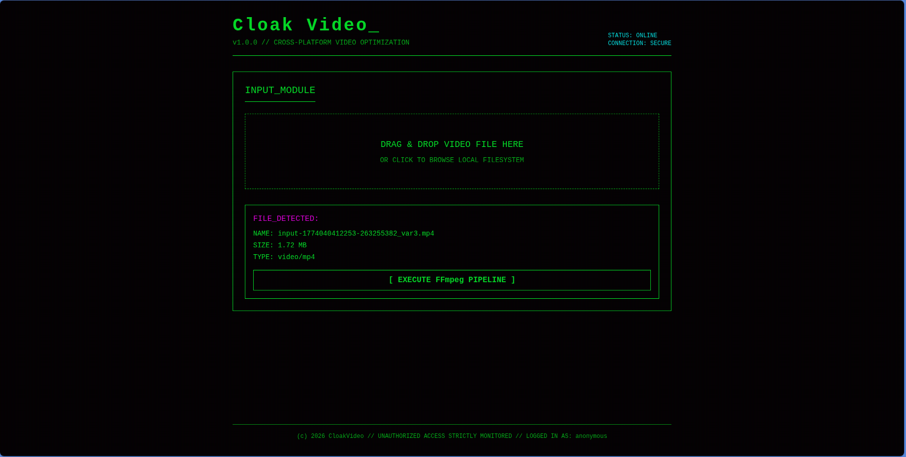 Cloak Video gallery image