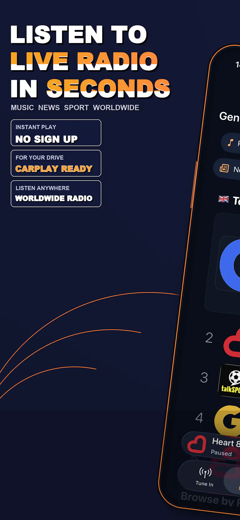 Simple FM Radio screenshot 4