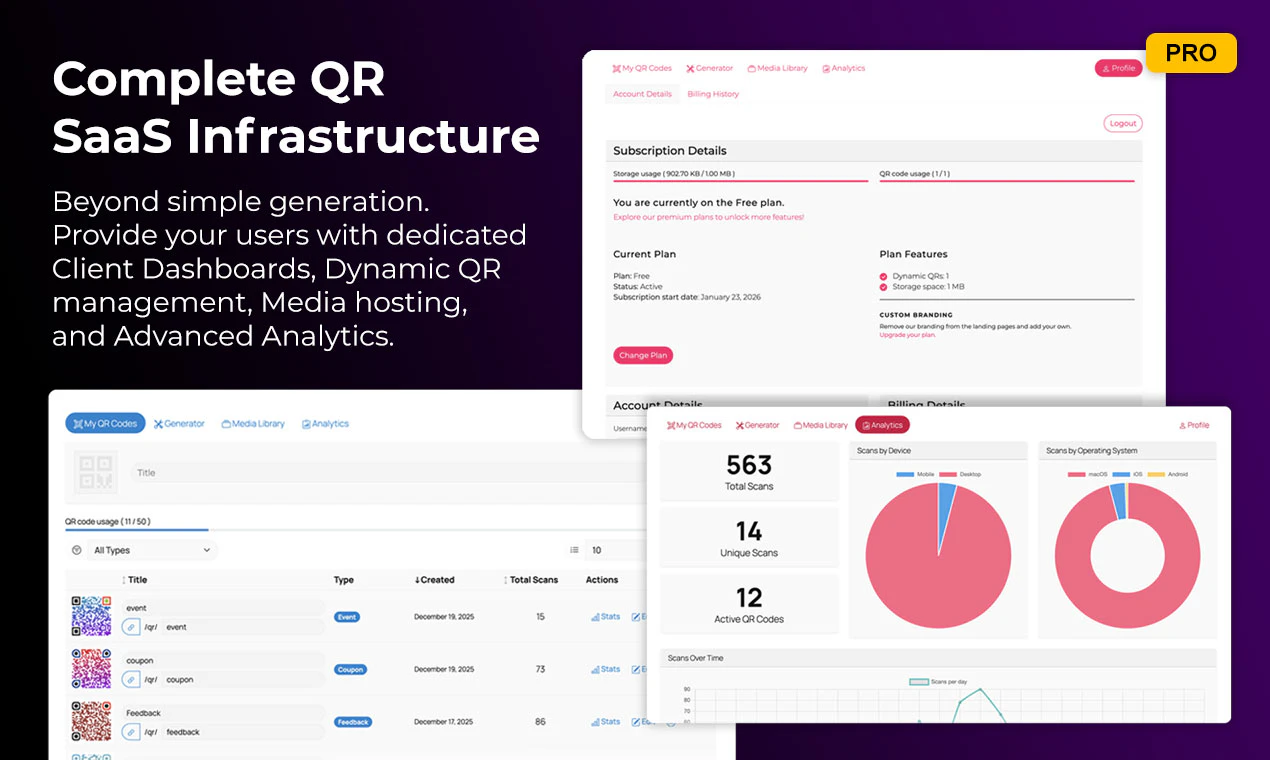 QRcdr - The All-in-One WP QR code SaaS screenshot 2