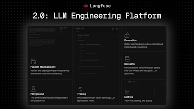 Langfuse 2.0 gallery image